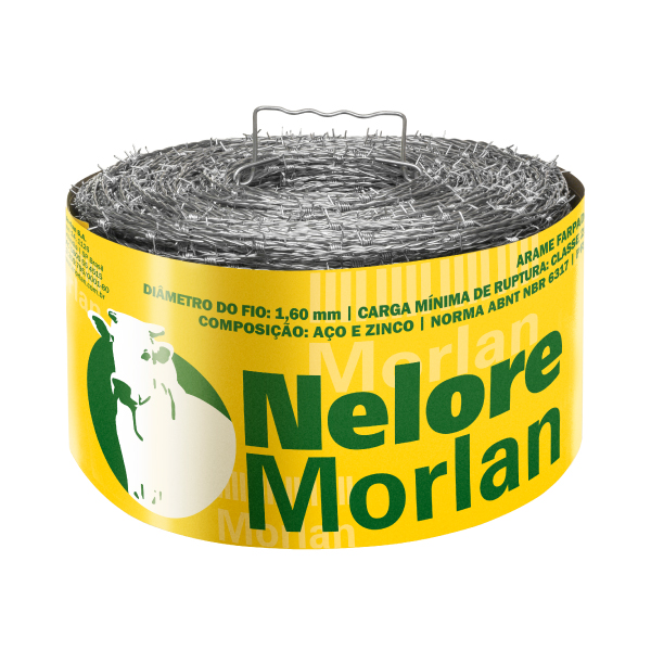 Arame Farpado Nelore 500m Morlan - Ref.1078