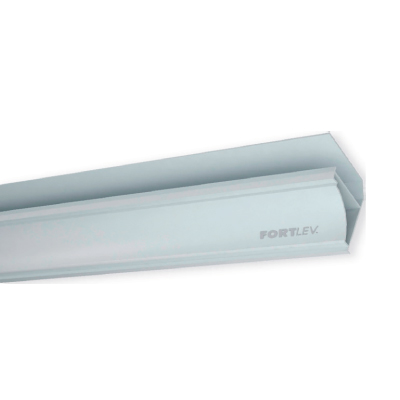 Perfil Rodaforro Colonial Pvc 6m Branco Novaforma - Ref.500560