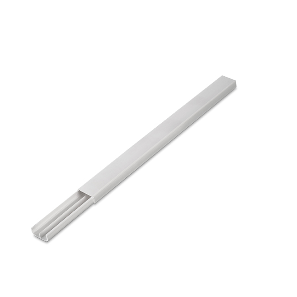 Canaleta 20x10x2000 C/Divisoria Fita Df Branca Steck - Ref.CA2010A