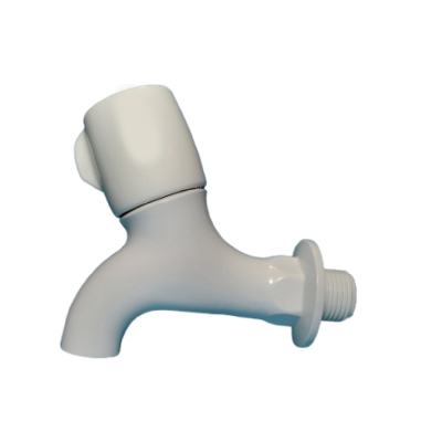 Torneira Tanque Branca/Cinza - 1/4 Volta Lekat - Ref.872-2