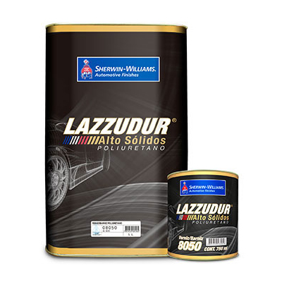 Verniz Pu Bi-Comp 8050 Alto Sólidos A+B 900ml Sherwin Williams - Ref.15.50.08050-520