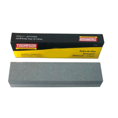 Pedra De Afiar Retangular Duas Faces 6 Thompson - Ref.869