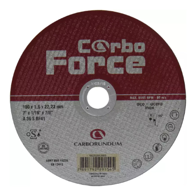 Disco Corte 7”X1,6mmx7/8” Carboforce - Ref.000000066252846311