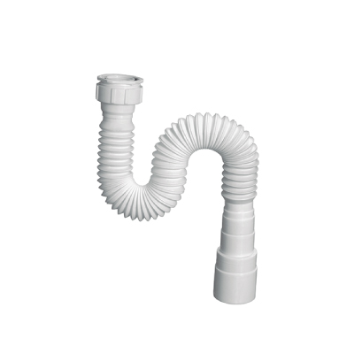 Sifão Sanfonado Simples Universal Longo 1,5m Krona - Ref.0859