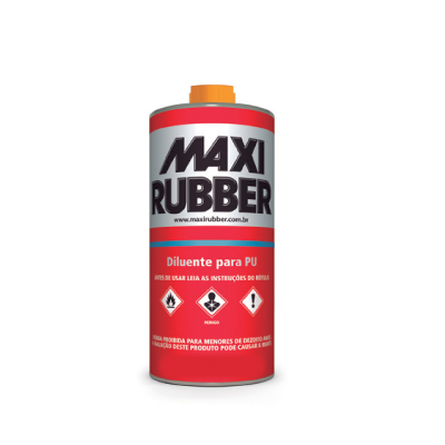 Diluente P/Pu 900ml Maxi Rubber - Ref.2MP003