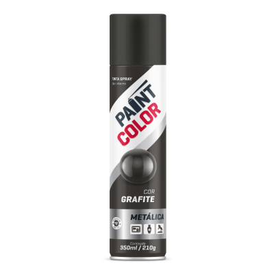 Tinta Spray Geral Grafite 350ml Paintcolor - Ref.551.0130/551.0022