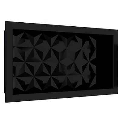 Nicho Multiuso Efeito 3d 60x30cm Preto Cozimax - Ref.99949