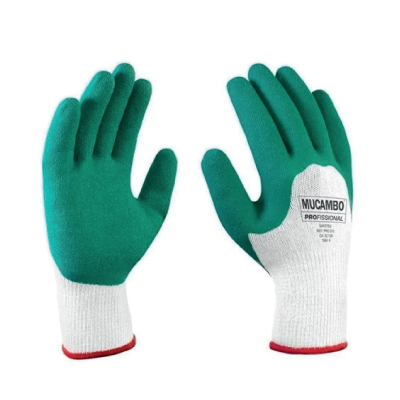 Luva Epi Pro 310 Verde/Branca T-09 G Mucambo - Ref.PA56310-9