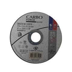 DISCO DE CORTE SILVER CARBOFORCE 4.1/2”X1,0MMX5/8” CARBORUNDUM 
