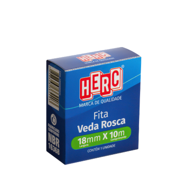 Fita Veda Rosca 10m X 18mm Herc - Ref.1000000031