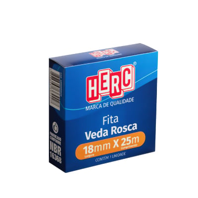 Fita Veda Rosca 18mmx25m Herc - Ref.1000000033