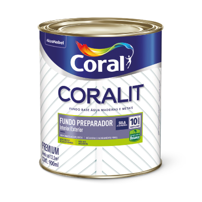 Fundo Preparador Balance Coralit 0,9L Coral - Ref.5203225
