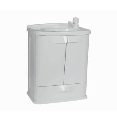 Gabinete Plástico Completo Gab Fit 45x32x58cm Branco Astra - Ref.GAB5*BR1