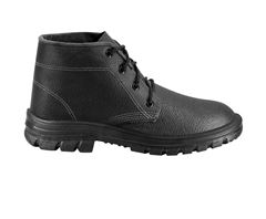 BOTINA COURO AMARRAR MONOD PRETA S/BICO 40 CARTOM - Ref.002295