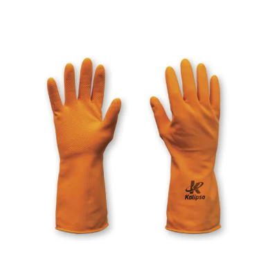 Luva Epi Latex Orange T-09 G Kalipso - Ref.02.04.4.3