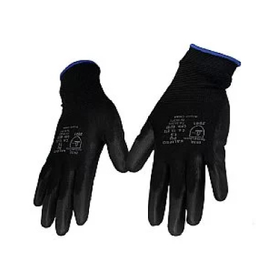 Luva Epi Pu Preta T-08 M Kalipso - Ref.02.09.3.2