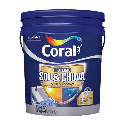 Manta Líquida Sol&Chuva Branco 18kg Coral - Ref.5567287