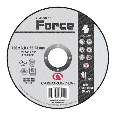 Disco Corte 10”X3,2mmx3/4” Carboforce - Ref.000000066252842731