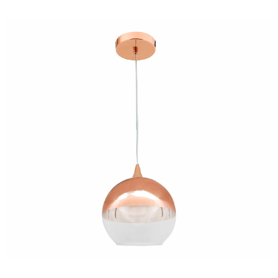 Luminária Pendente Globe Color Gold Rose Glight - Ref.676.12.0120