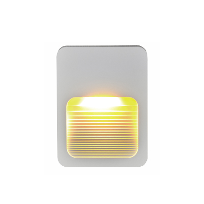 Spot Balizador Led Sobrepor Autovolt 2W Branco Luz Amarela Glight - Ref.176.10.0005