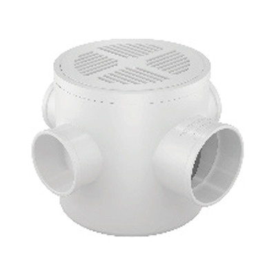 Caixa Sifonada Redonda 07 Entradas 150x150x50 Fortlev - Ref.11571511