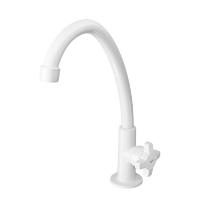Torneira Cozinha Mesa Bica Alta Branca Hydramax - Ref.1167.BRHMX