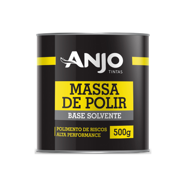 Massa Polir N2 Branca Base Solvente 500g Anjo - Ref.1298-08