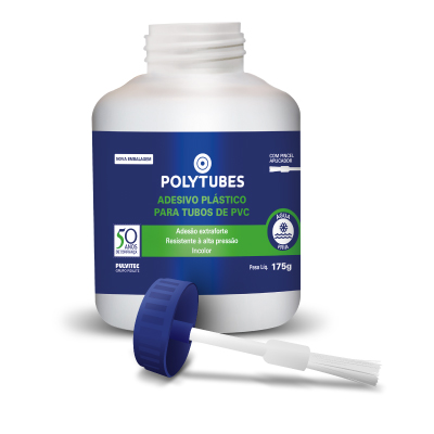 Adesivo P/Pvc Polytubes Pincel 175g Pulvitec - Ref.BAA015