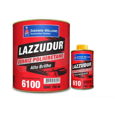 Verniz Pu Bi-Comp 6100 A+B 900ml Sherwin Williams - Ref.04.50.06100-520