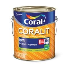 Esmalte Brilhante Coralit Total 3,6L Platina Coral - Ref.5202893