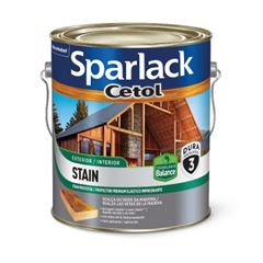 VERNIZ STAIN BALANCE ACETINADO NATURAL 3,6L SPARLACK - Ref.5203169