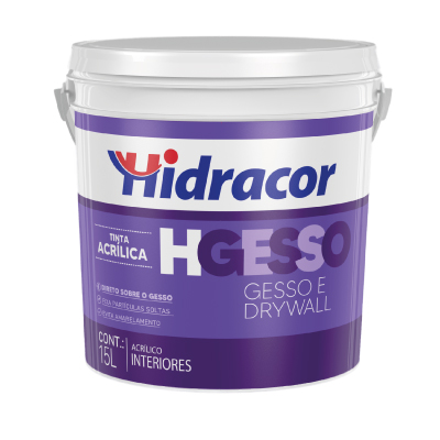 Tinta P/ Gesso 15l Branco Hgesso Hidracor - Ref.600300261/6069300001