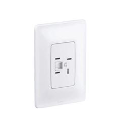 TOMADA P/ TELEFONE PADRAO+RJ11 BRANCA ZEFFIA PIAL LEGRAND - Ref.680125