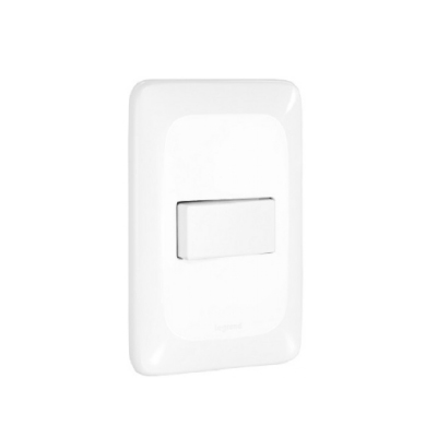 Interruptor Embutir 1tecla Branco Paralelo Pial Pop Legrand - Ref.LGX020