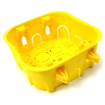 Caixa Luz Plastica 4x4 P/Drywall Amarela Tramontina - Ref.57500072