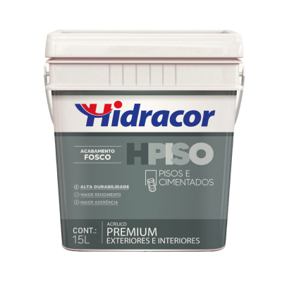 Tinta P/ Piso 15l Azul Hpiso Hidracor - Ref.612305271.