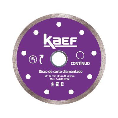 Disco Diamantado Liso Kaef - Ref.60941