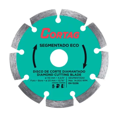 Disco Diamantado Segmentado Cortag - Ref.61699