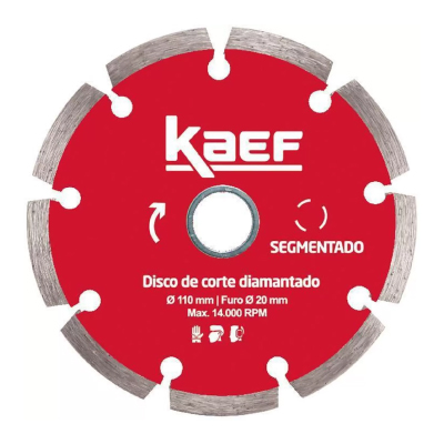 Disco Diamantado Segmentado Kaef - Ref.60940