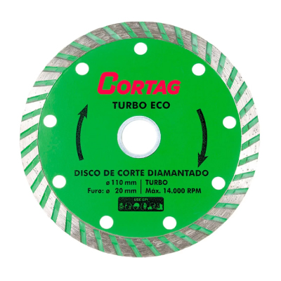 Disco Diamantado Turbo Cortag - Ref.60598