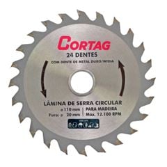 SERRA CIRCULAR C/WIDEA 24 DENTES CORTAG