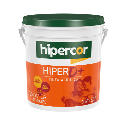 Tinta Fosco Hipercor Econômica 3,6l Branco Hidracor - Ref.624300266