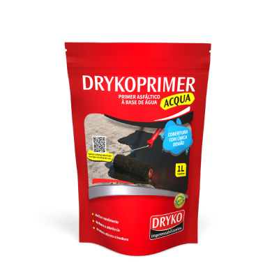 Primer P/ Manta Asfaltica Base Agua Acqua 1l Dryko - Ref.PRIKOLPOUCH
