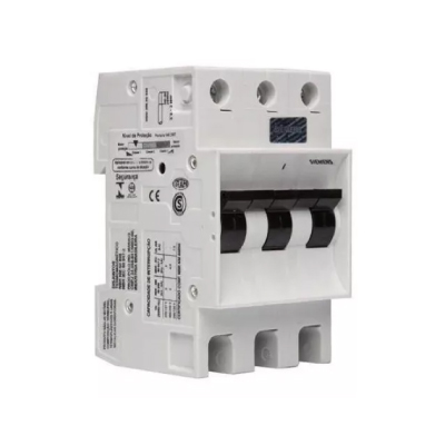 Disjuntor Din Tripolar 2a Curva C Siemens - Ref.3966