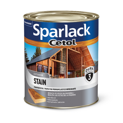 Verniz Cetol Stain Acetinado Natural 0,9l Sparlack - Ref.5203110
