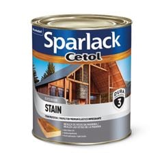 VERNIZ CETOL STAIN ACETINADO INCOLOR UV 0,9L SPARLACK