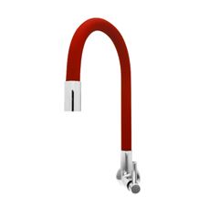 TORNEIRA COZINHA PAREDE FIT 1168 C29 VERMELHA 1/4 VOLTA BOGNAR - Ref.31977