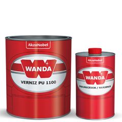 VERNIZ BI-COMPONENTE 1100 A+B POLIURETANO 900ML WANDA