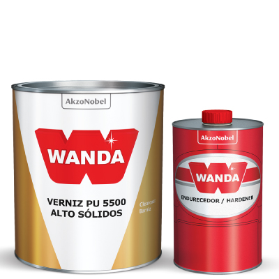 Verniz Bi-Componente 5500 A+B Poliuretano Hs Wanda - Ref.000000000000575841
