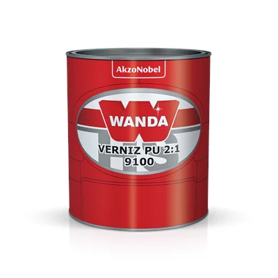Verniz Bi-Componente 9100 Sem Catalisador Pu 2:1 As 900ml Wanda - Ref.000000000000529593